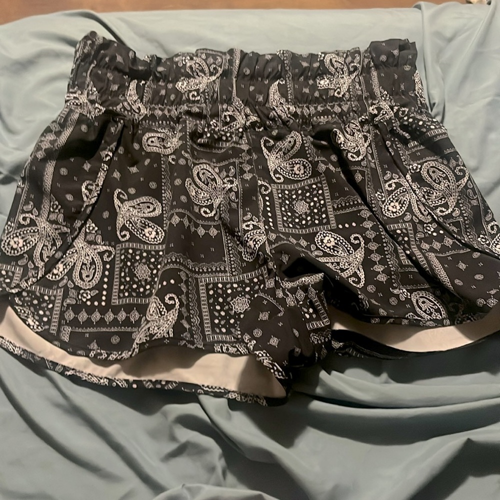 Cute bandanna print shorts, worn a few times